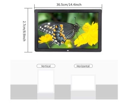 17-calowa cyfrowa ramka na zdjęcia, elektroniczna ramka 1440 x 900HD