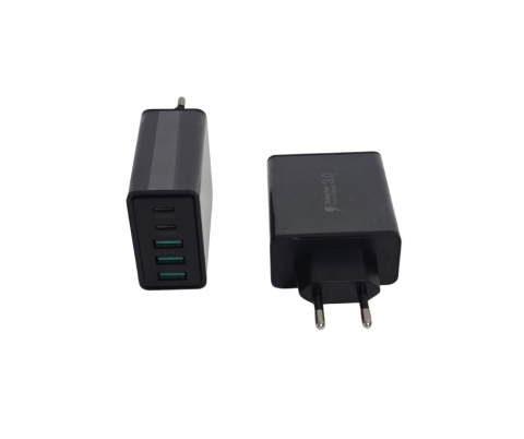 2 sztuki x Ładowarka ścienna USB 3.0, 50W 5-portowe 2USB C+3USB A