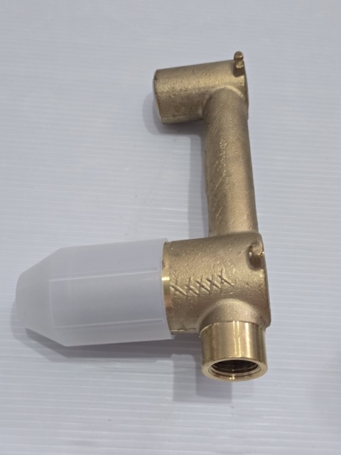 Bateria umywalkowa podtynkowa srebny mat wylewka 21 cm