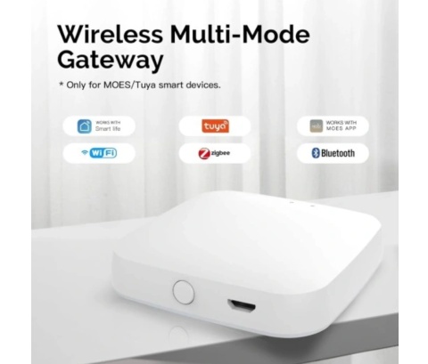 Bezprzewodowa bramka inteligentna WIFI-ZigBee Tuya Bluetooth Hub LAN