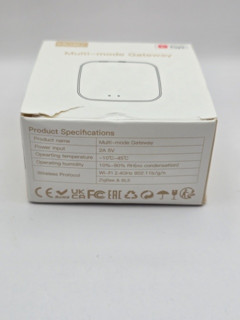 Bezprzewodowa bramka inteligentna WIFI-ZigBee Tuya Bluetooth Hub LAN