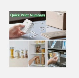 Bezprzewodowa drukarka etykiet Peripage P10pro, połączenie Bluetooth