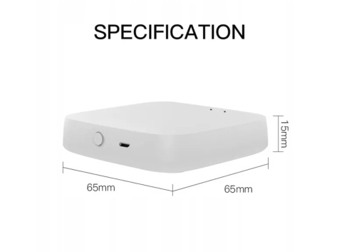 Bezprzewodowa inteligentna bramka ZIGBEE MULTIMODE biała WiFi MoesGo