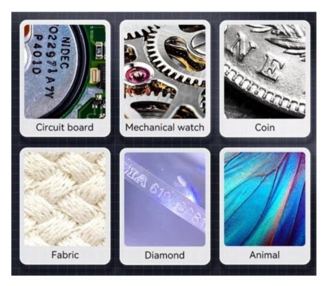 Cyfrowa Lupa Szkło Powiększające Mikroskop Ekran HH IPS Zoom 500x 2Mpx