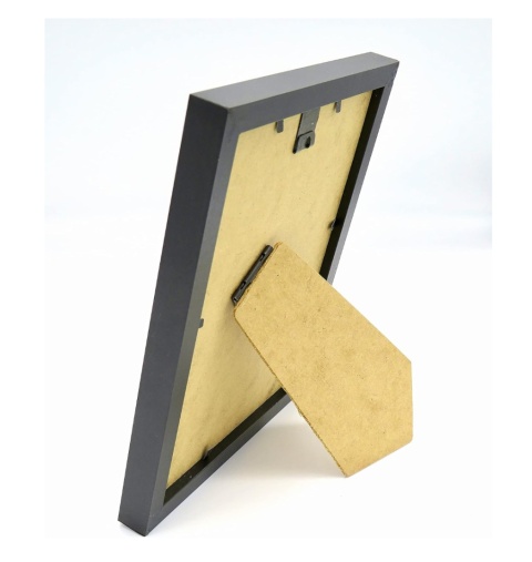 Czarne ramki na zdjęcia 5 szt. na ścianę i wolnostojące 17x12cm