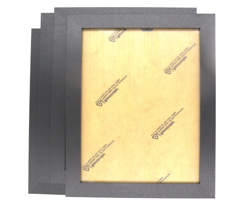 Czarne ramki na zdjęcia 5 szt. na ścianę i wolnostojące 19.7x14.7cm