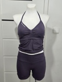 Damski tank top sportowy fitness wbudowany biustonosz Roz. S