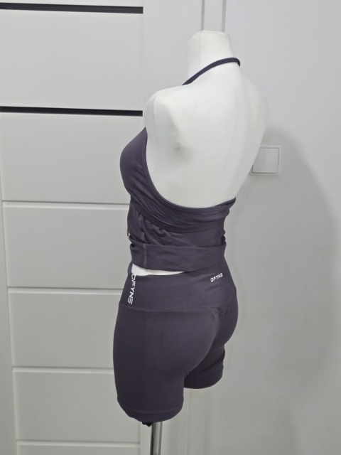 Damski tank top sportowy fitness wbudowany biustonosz Roz. S