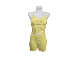 Damski tank top sportowy fitness wbudowany biustonosz Roz. S