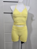 Damski tank top sportowy fitness wbudowany biustonosz Roz. S
