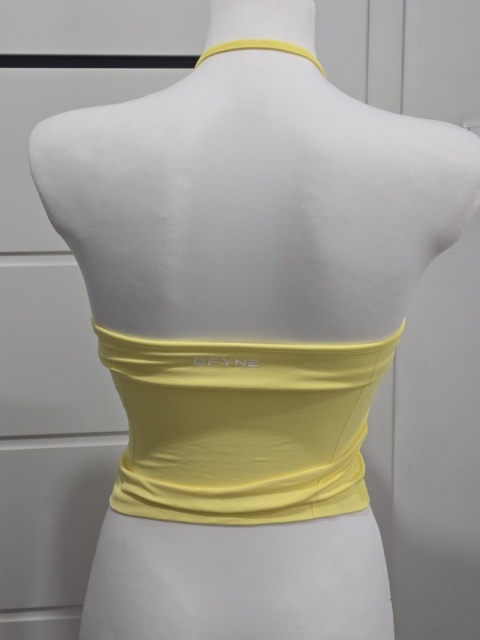 Damski tank top sportowy fitness wbudowany biustonosz Roz. S