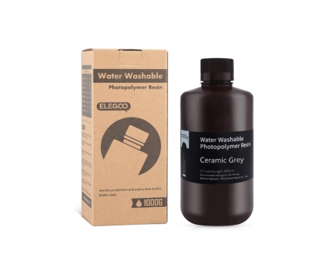 ELEGOO żywica zmywalna wodą, 405 nm, Rapid Resin do drukarki 3D, szara