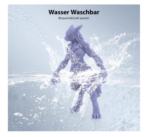 ELEGOO żywica zmywalna wodą, 405 nm, Rapid Resin do drukarki 3D, szara