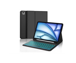 Etui czarne JADEMALL iPad Air 11 M2/M3 2025/2022 Odłączana Bluetooth