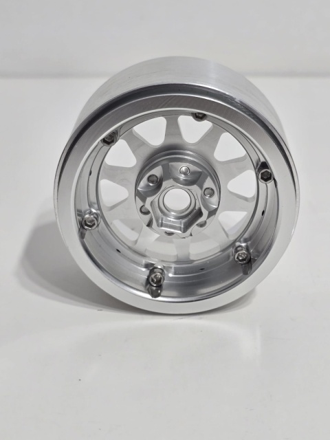 Felgi aluminiowe RC 2.2" z beadlockiem, odsunięcie piasty -10 mm