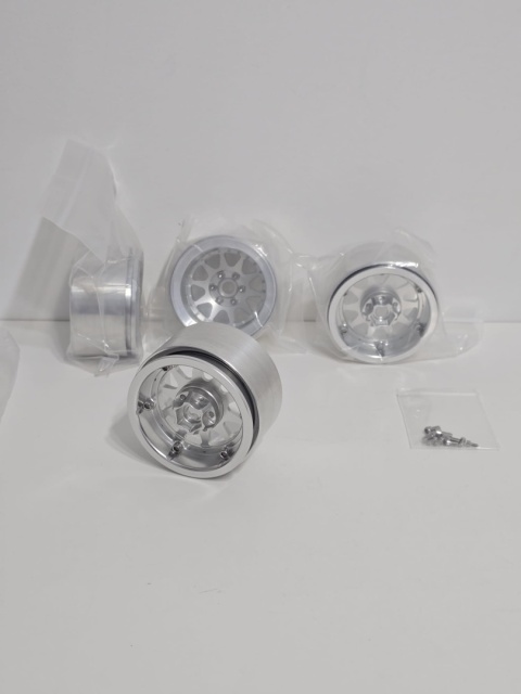 Felgi aluminiowe RC 2.2" z beadlockiem, odsunięcie piasty -10 mm