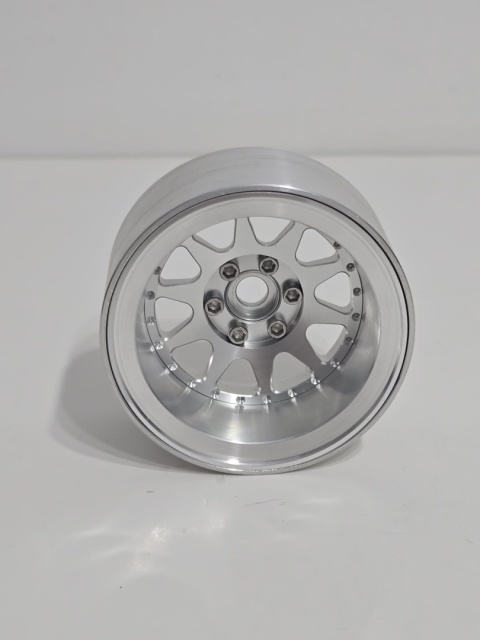 Felgi aluminiowe RC 2.2" z beadlockiem, odsunięcie piasty -10 mm