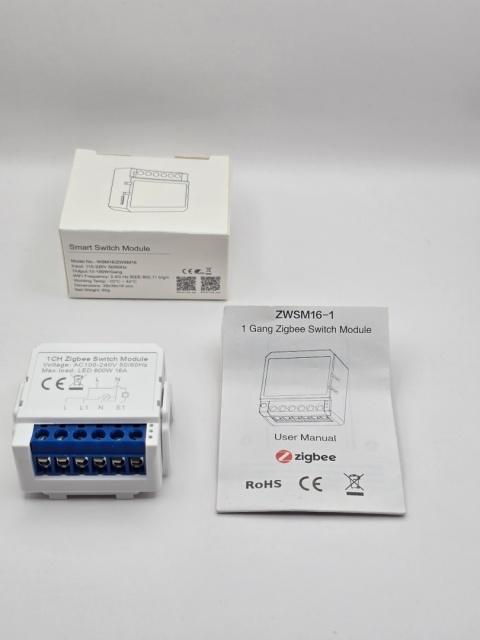 Inteligentny przełącznik AVATTO ZWSM16-W1 zigbee AVATTO 800W