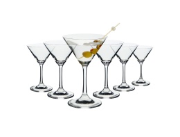 Juvale Martini Glasses–6szt. klasyczne 5-uncjowe kieliszki do koktajli