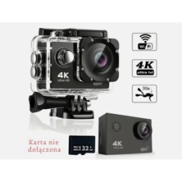Kamera wodoodporna do 30 metrów 4K 16 MP WiFi 16mp 64gb 170 stopni