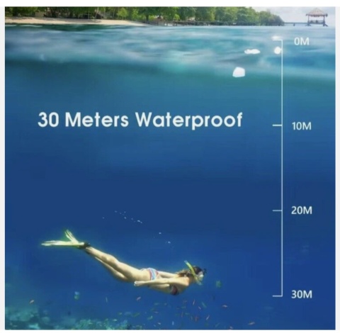 Kamera wodoodporna do 30 metrów 4K 16 MP WiFi 16mp 64gb 170 stopni