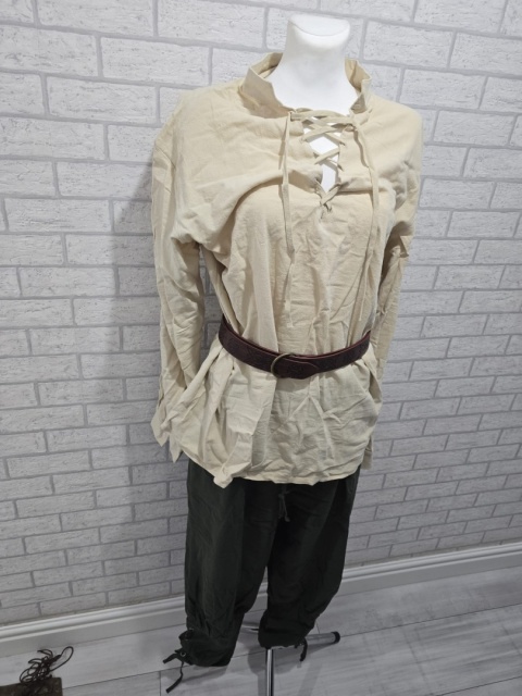 Kostium na karnawał strój Vikinga męski kostium pas 2x paski Roz.XL