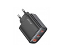 Ładowarka Toocki 40W GaN 1xUSB A i 2xUSB C Pd 3.0 Charger Type C QC4.0