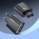 Ładowarka Toocki 40W GaN 1xUSB A i 2xUSB C Pd 3.0 Charger Type C QC4.0