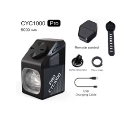 Lampka rowerowa 1000 lm LED USB-C pilot IPX4 mocna przednia