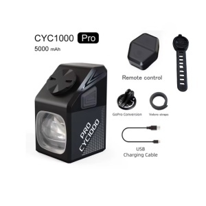 Lampka rowerowa 1000 lm LED USB-C pilot IPX4 mocna przednia