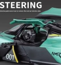 Model samochodu 1:32 Aston Martin Dźwięk i światła Zabawka dla dzieci