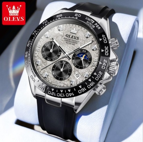 OLEVS topowy zegarek męski wielofunkcyjny kwarcowy Wysokiej klasy