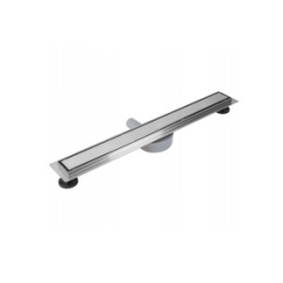 Odpływ Liniowy 50 PRO Stal Szczotkowana Niski Obrotowy