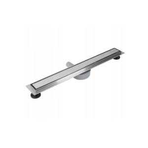 Odpływ Liniowy 50 PRO Stal Szczotkowana Niski Obrotowy