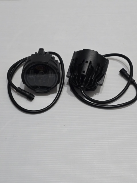 Para 100W reflektor motocyklowy światła przeciwmgielne Led dwukolorowy