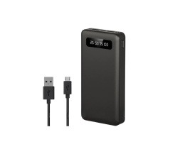 Power bank 200 000 mAh z latarką, wyświetlacz LED, 2xUSB, bateria zew.