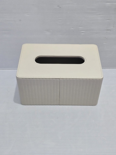 Pudełko na nawilżające chusteczki prostokątne pudełko ze skóry PU