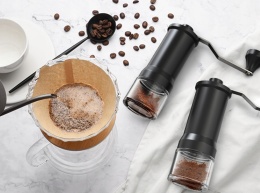 Ręczny młynek do mielenia kawy ziaren ziół soli itp. MOCNY ESPRESSO