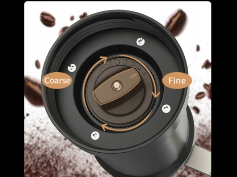 Ręczny młynek do mielenia kawy ziaren ziół soli itp. MOCNY ESPRESSO