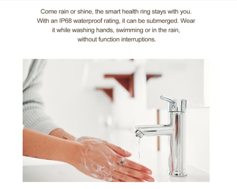 Smart Ring SR500 Fitness Inteligentny Pierścienie dla Kobiet Bluetooth