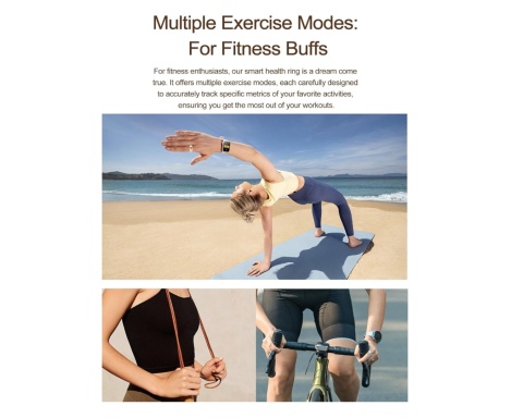 Smart Ring SR500 Fitness Inteligentny Pierścienie dla Kobiet Bluetooth