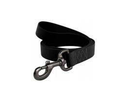Smycz dla psa wodoodporna czarna L/XXL 183cm 2,5 cm. szeroka WAUDOG