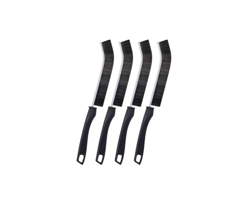 Szczotka do czyszczenia fug szczelin ram okiennych wąska 4szt. czarna