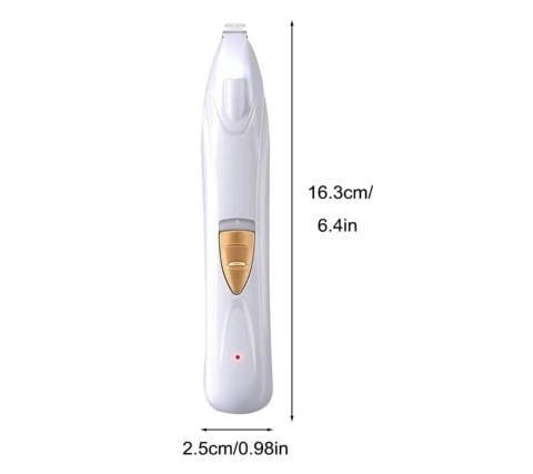 TRYMER USB LED Mini elektryczne strzyżarki do pielęgnacji zwierząt