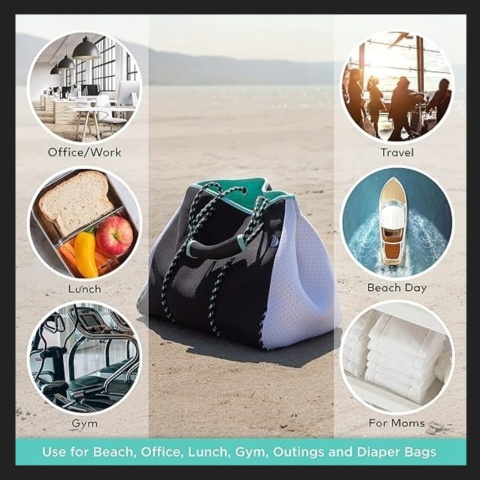 Torba NEOPRENOWA DESIGNERSKA dla mężczyzn i kobiet pojemność 45 lit.