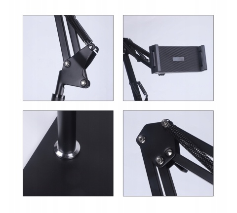 UNIWERSALNY stojak podłogowy na tablet telefon REGULOWANE ramię