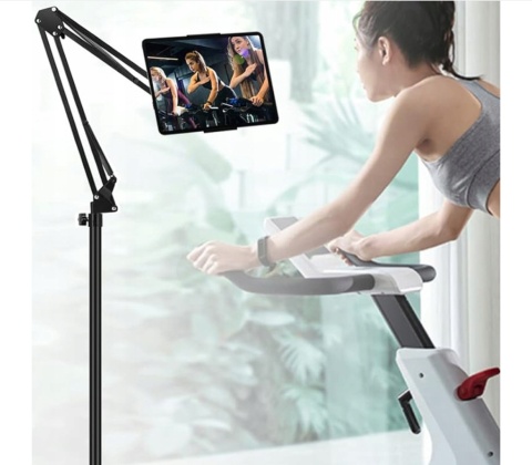 UNIWERSALNY stojak podłogowy na tablet telefon REGULOWANE ramię