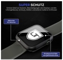 UTECTION 2x Ochronne etui do Apple Watch 7 (41 mm)+ Zintegrowana folia