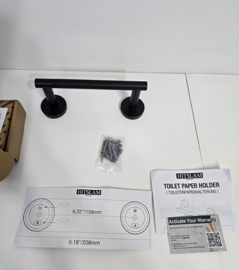 Uchwyt na papier toaletowy na ścianę stal nierdzewna Odłączany