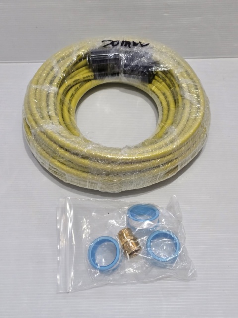 Wzmocniony wąż wysokociśnieniowy do myjek DN8 400bar 20m 60 stopni M22